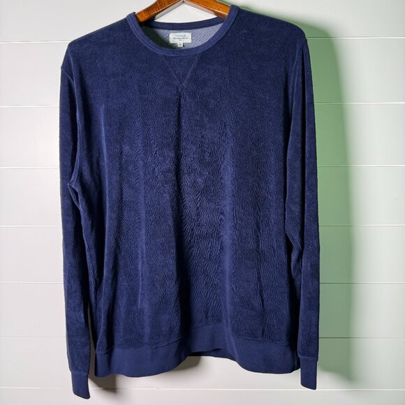Hartford Alternative Classics Mens XL Crewneck Pullover Terrycloth Sweatshirt